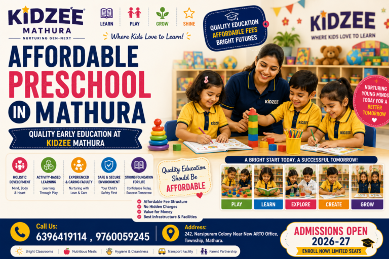 Affordable Preschool in Mathura