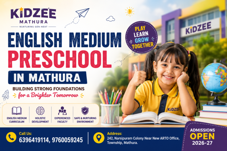 English Medium Preschool in Mathura