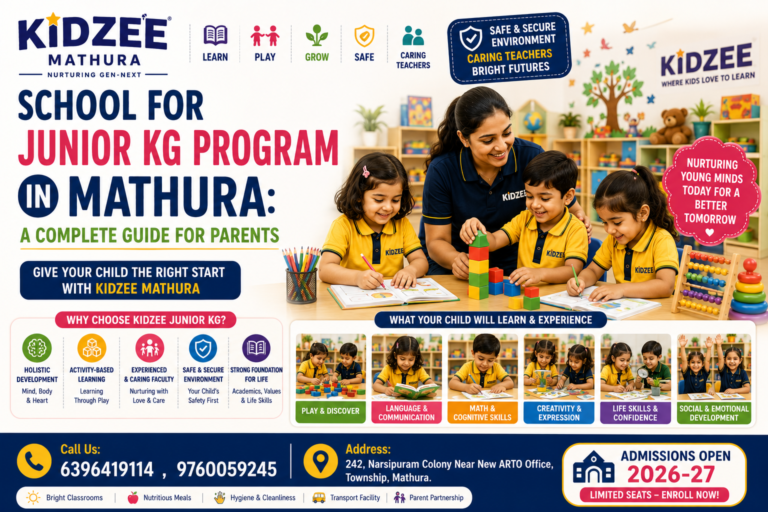 school for Junior KG program in Mathura